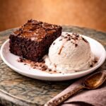 Brownies with Ice cream